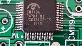 CM119A soldered